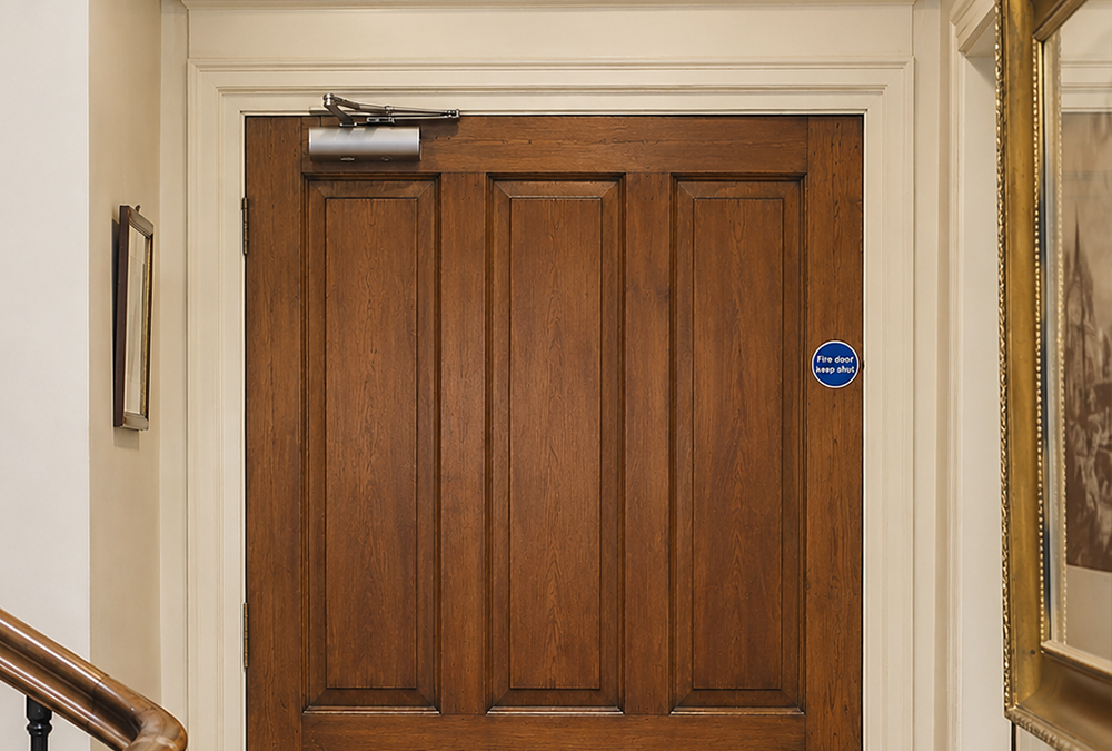 Notional Wooden Fire Door